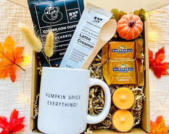 Coffee Gift Thank You Gift Thanksgiving Idea Unique Autumn Gift Hostess Gift Fall Box Teacher Appreciation Get Well Soon Thinking of You