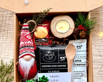 Christmas Box Employee Christmas Holiday Gift Box Small Holiday Gift Kids Christmas Gift Coffee Gift Secret Santa Gift Stocking Stuffer