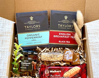 Tea Gift Tea Gift Sampler  Occasion Small Gift, Care Package Tea & Cookies Relax Gift Thank You Happy Birthday High Tea Gift Thinking of You