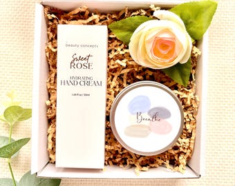 Spa Gift Box Stress Relief Gift Care Package for Her Friendship Gift Self Care Pamper Gift Relaxation Spa Set Birthday Gift Thinking of You