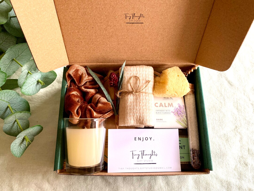 Spa Gift Box Stress Relief Gift Care Package for Her Friendship Gift ...