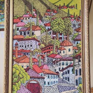 Wall art. Handmade weaving. Authentic handmade weaving loom.