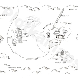 Mappa del Campo Giove