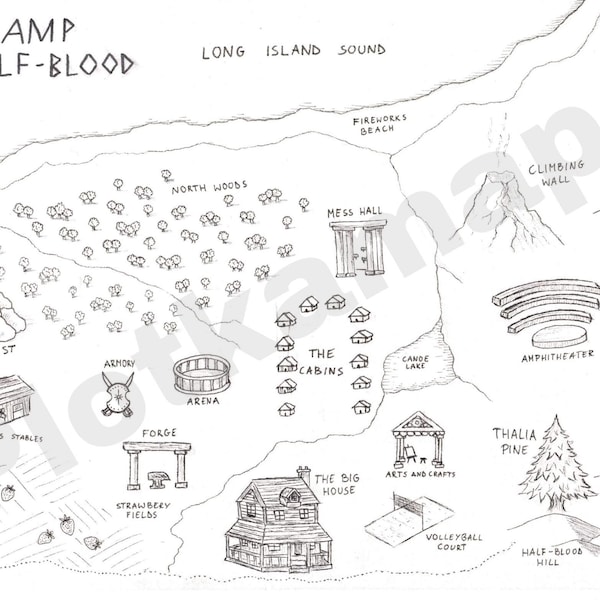 Percy Jackson map