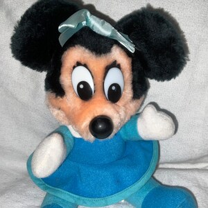 Vintage Disney Mickeys Christmas Carol Plush Minnie Mouse bild 4