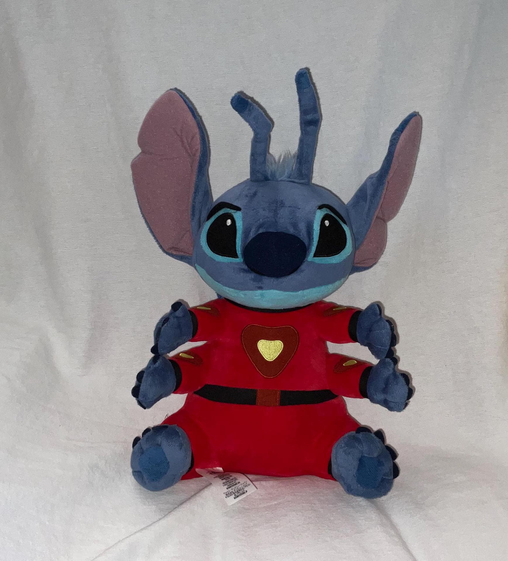 Disney Lilo & Stitch 16” Plush Six Arm Stitch in Red Space Suit