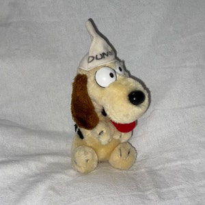 Vintage Garfield the Cat Plush 7” Odie the Dog Wearing Dummy Hat