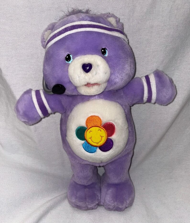 2004 Fit N Fun Care Bears Plush 14 Animated Harmony Bear Talks 2004-fit-n-fun-care-bears-plush-14-animated-harmony-bear-talks