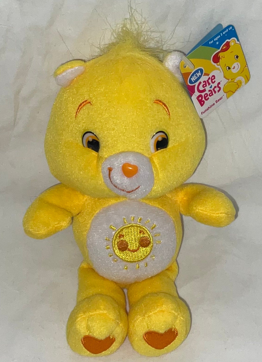 Care Bears Funshine Bear Plush Bean Bag With Tags - Etsy