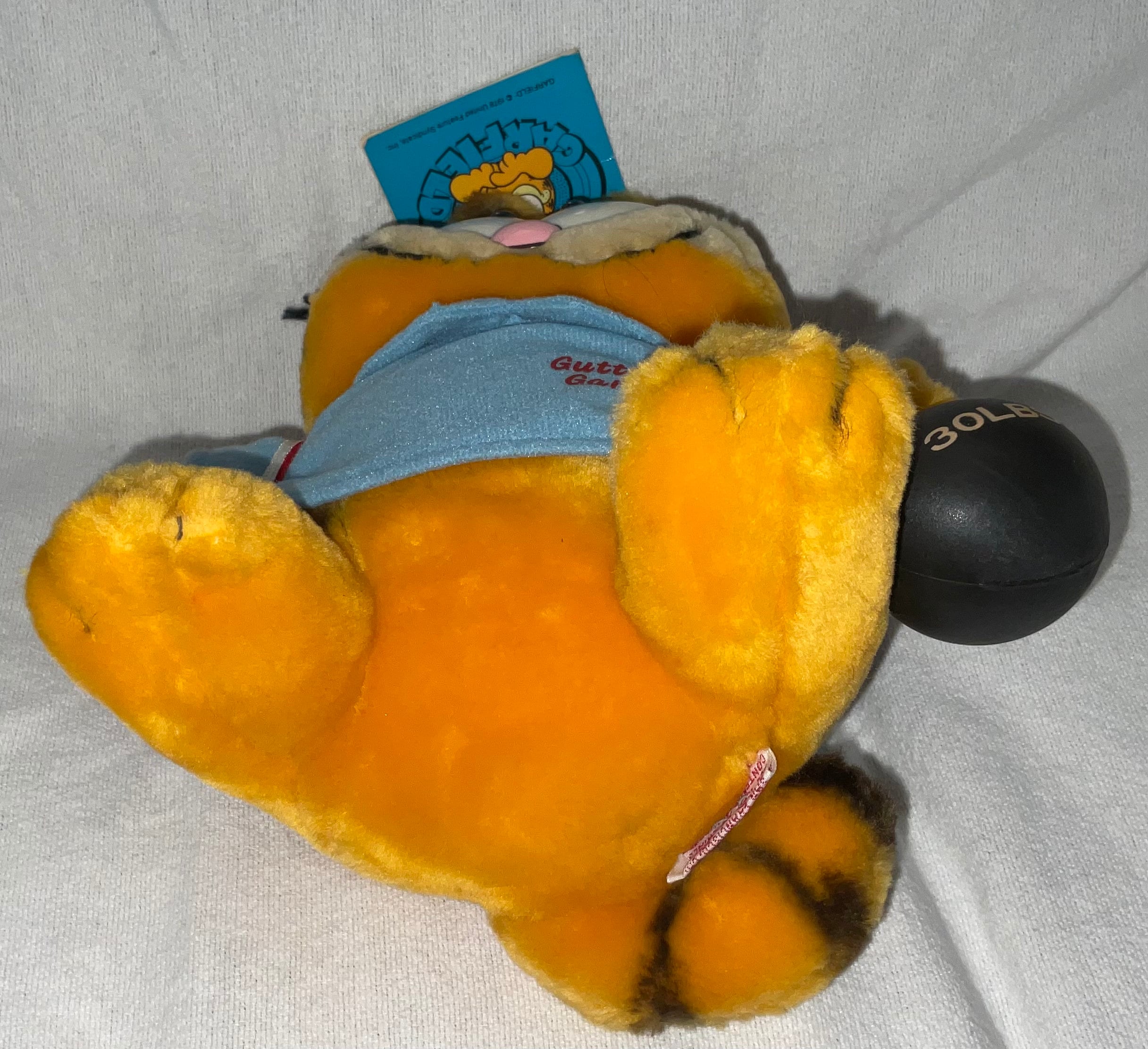 ガーフィールド　ボウリング　ぬいぐるみ Vintage Plush Garfield the Cat Bowler With Bowling Ball With