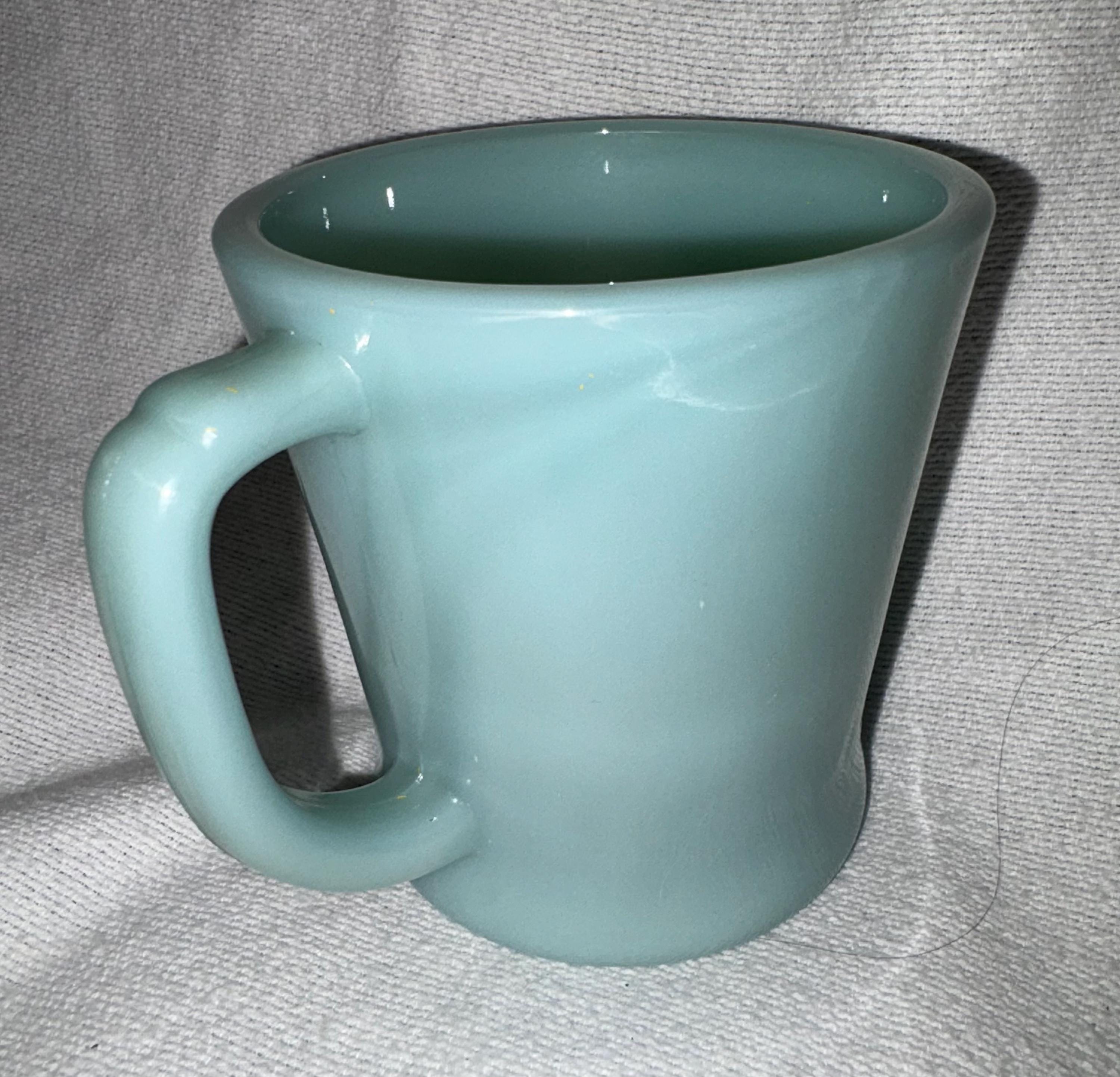Vintage Blue Fire King D Handle Coffee Mug - Etsy