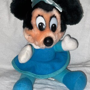 Vintage Disney Mickeys Christmas Carol Plush Minnie Mouse bild 2