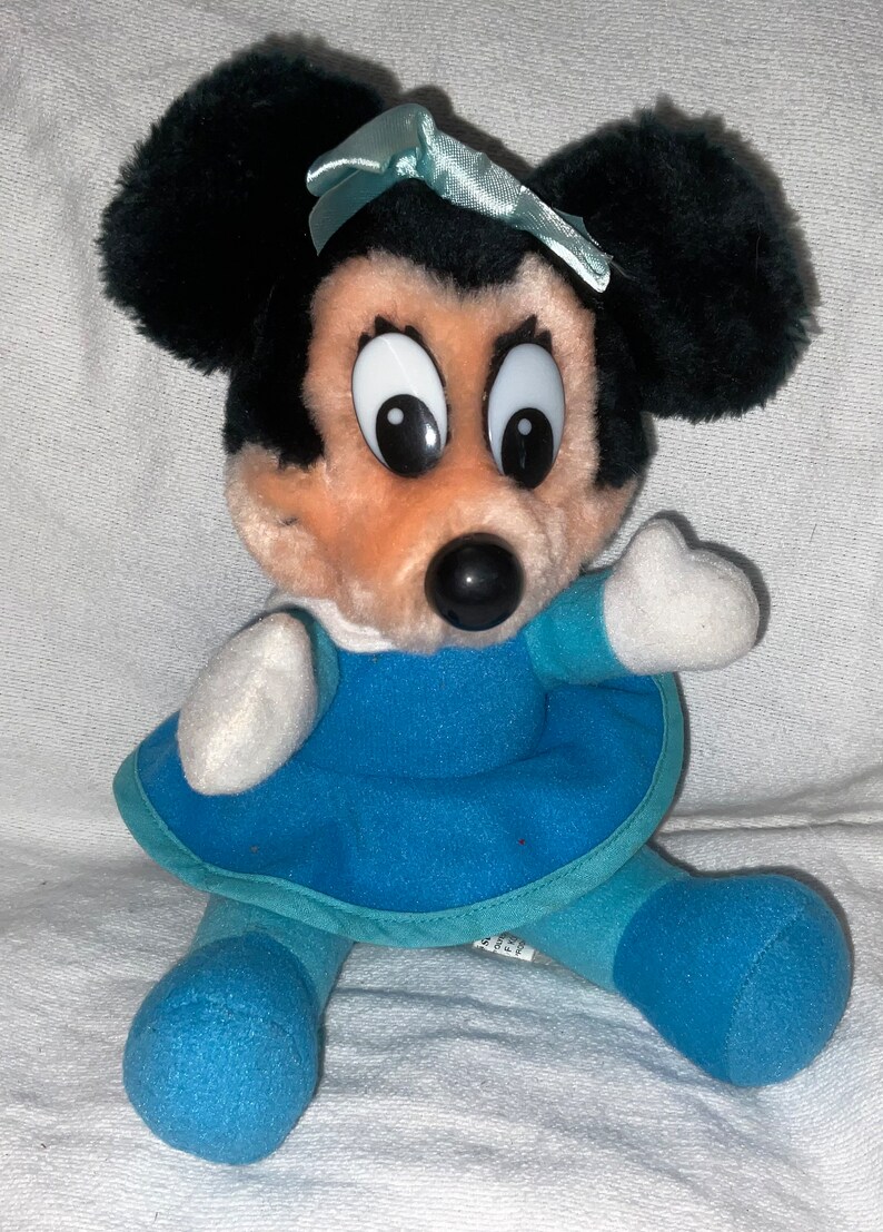 Vintage Disney Mickeys Christmas Carol Plush Minnie Mouse bild 2
