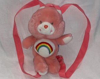 Care Bears Cheer Bear Plush Backpack NWT​ Loungefly Cheer Bear Care Bears Mini Backpack NWT In Hand | eBay main image 4