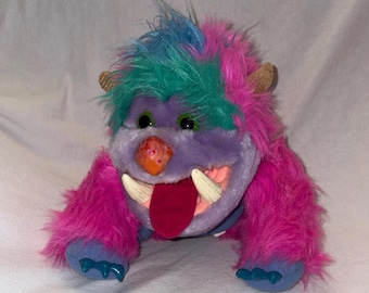 Vintage 1985 My Pet Monster Plush Amtoy 24in Big Original No Cuffs