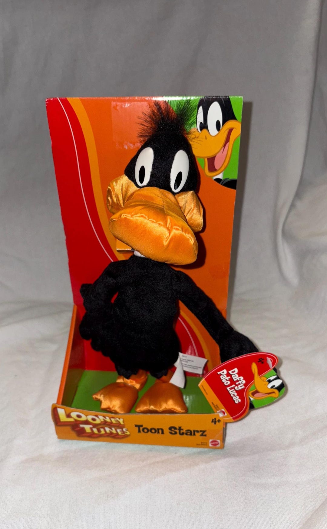 2003 Preowned Vintage Looney Tunes 11” Plush Daffy Duck Toon Starz