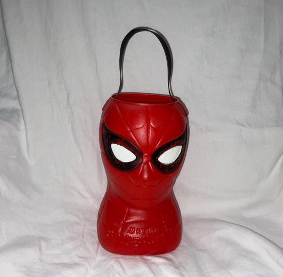 The Amazing Spider-Man スパイダーマンバケツ　レア　レトロ 1979 Vintage AJ Renzi Marvel Amazing SPIDER-MAN Plastic Blow Mold