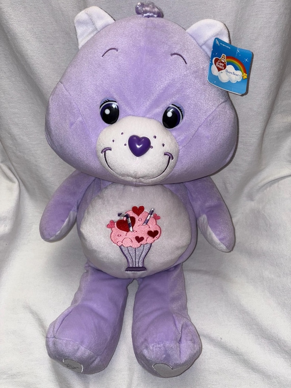Care Bears Very Large 24” Plush Purple Share Bear - 25 Years
