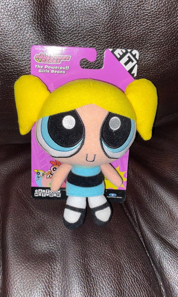 Powerpuff Girls Vintage Plush Bubbles Bean Bag Doll by Trendmasters Still on Original Card Etsy Sweden