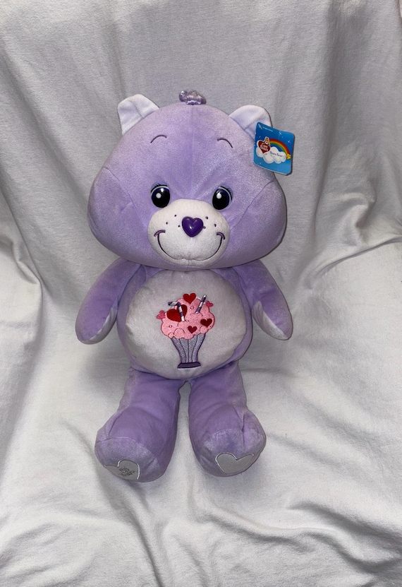 Care Bears Very Large 24” Plush Purple Share Bear - 25 Years