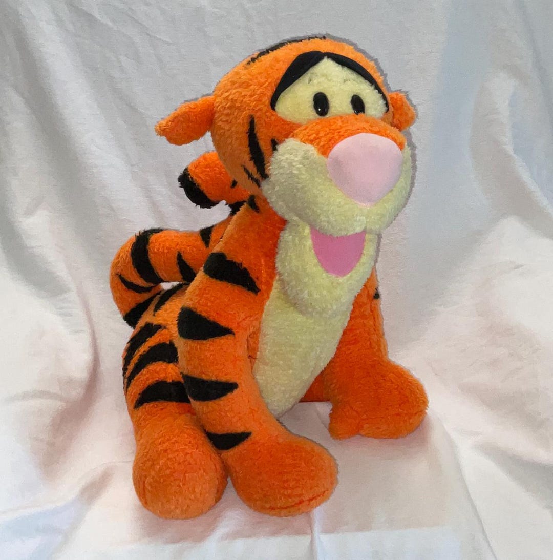 2001 Fisher Price Disney Winnie the Pooh Plush 21” MY TALKIN TIGGER Doll  Huge Talking Tigger