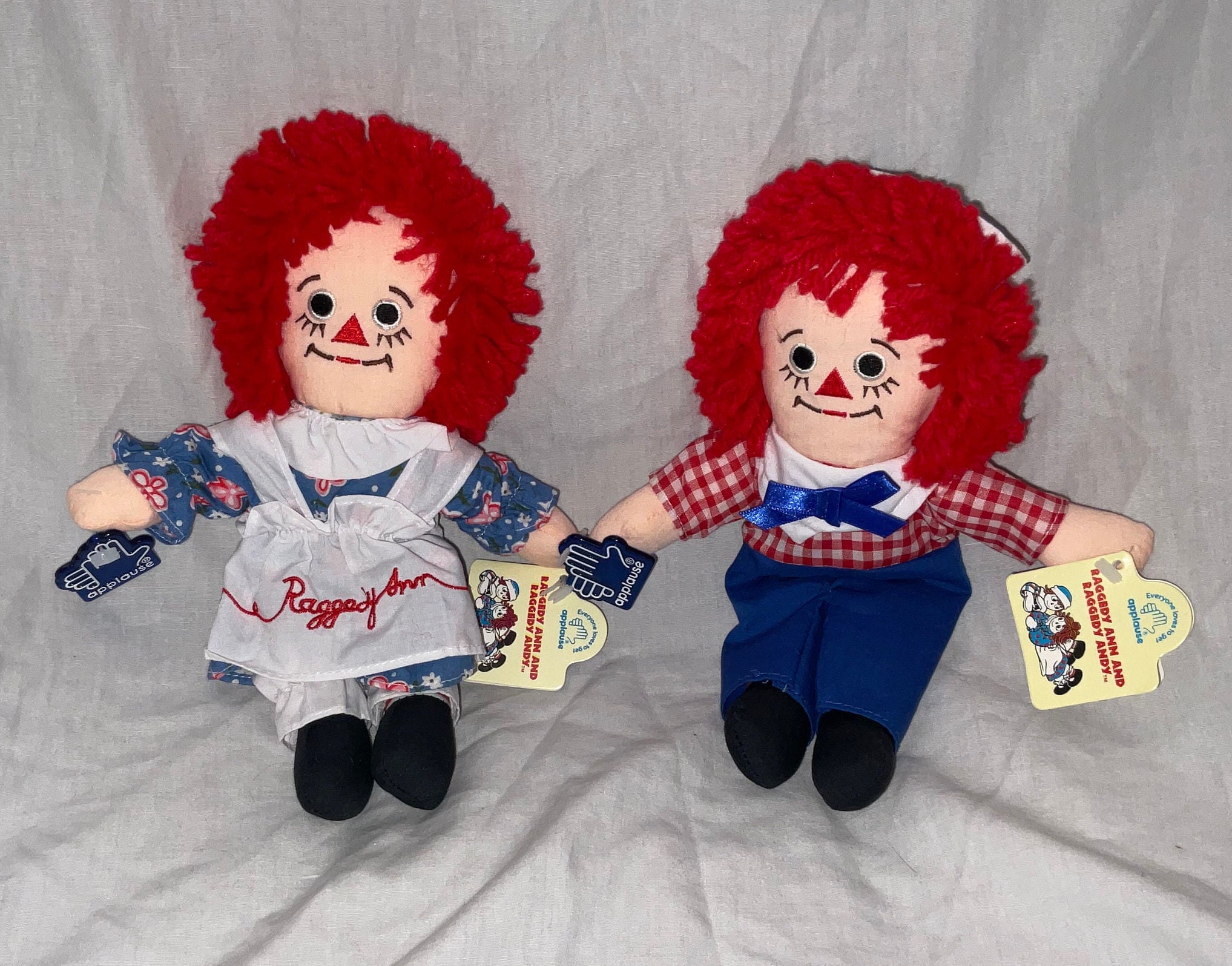 Applause社RAGGEDY ANN & ANDYのアン（90cmオーバー) Applause 9” Raggedy Ann & Andy Dolls With Hang Tags - Etsy