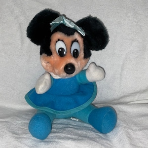 Vintage Disney Mickeys Christmas Carol Plush Minnie Mouse bild 1