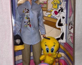 1998 Vintage Barbie Loves Tweety Bird Doll by Mattel - Preowned