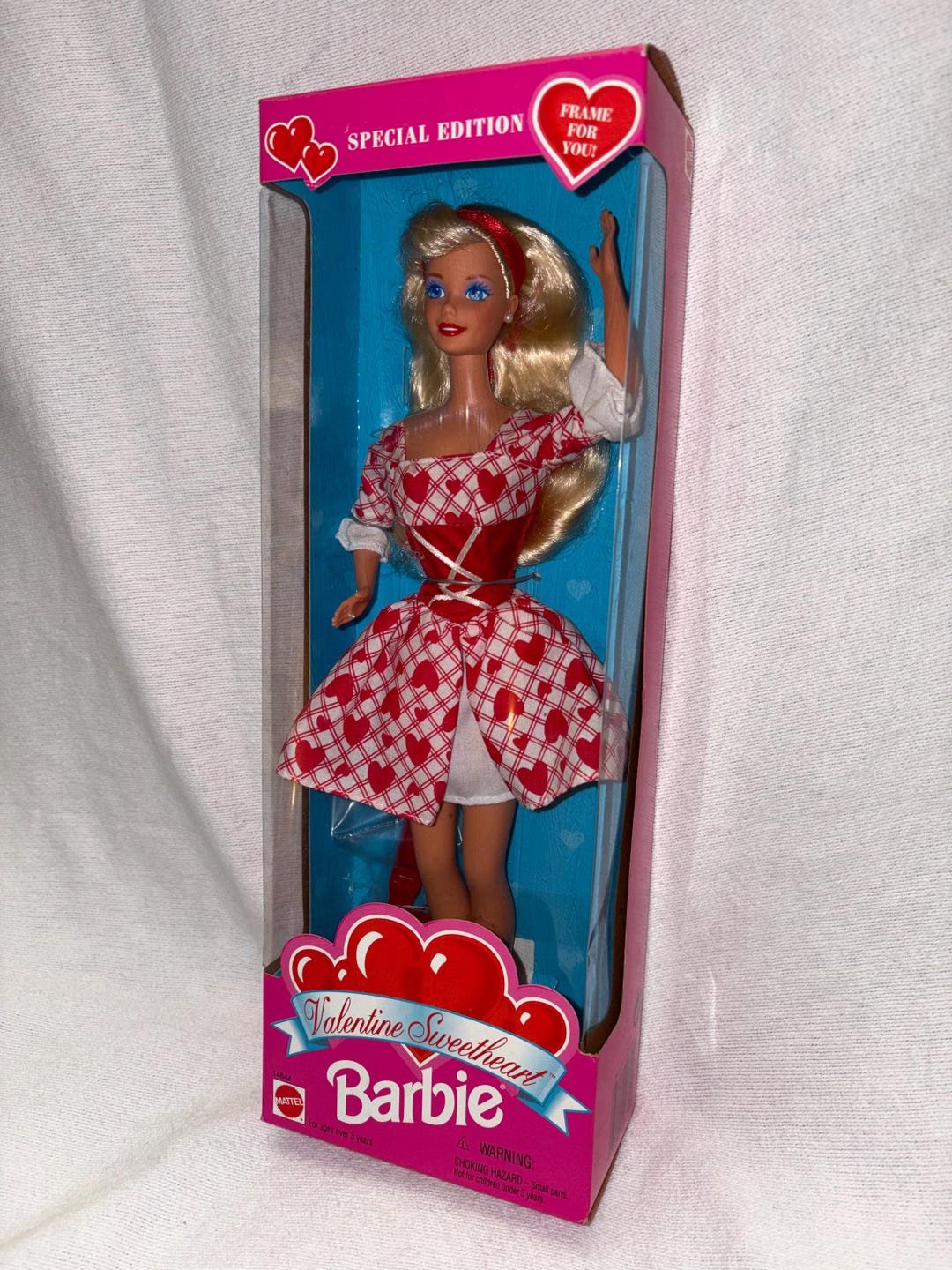 バービー　Valentine Sweetheart Barbie 1995年レア 1995 Preowned Vintage Special Edition Valentine Sweetheart Barbie