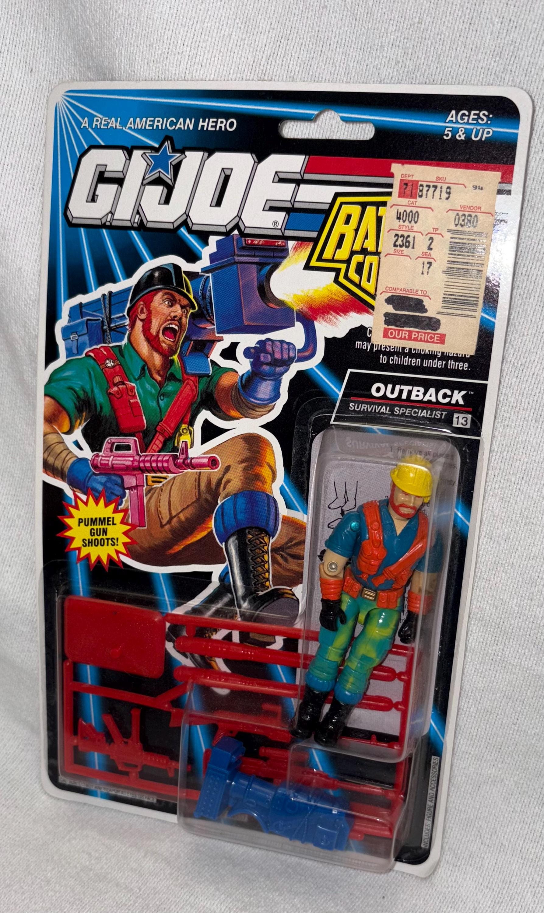 1992 Vintage HASBRO GI JOE Battle Corps Outback Survival