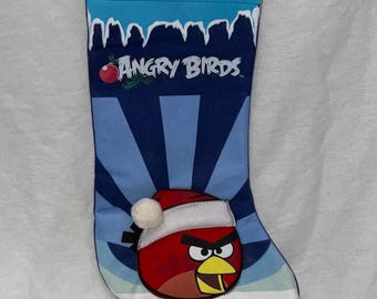 Angry Birds 16.5” Christmas Stocking - New With Tag - Etsy