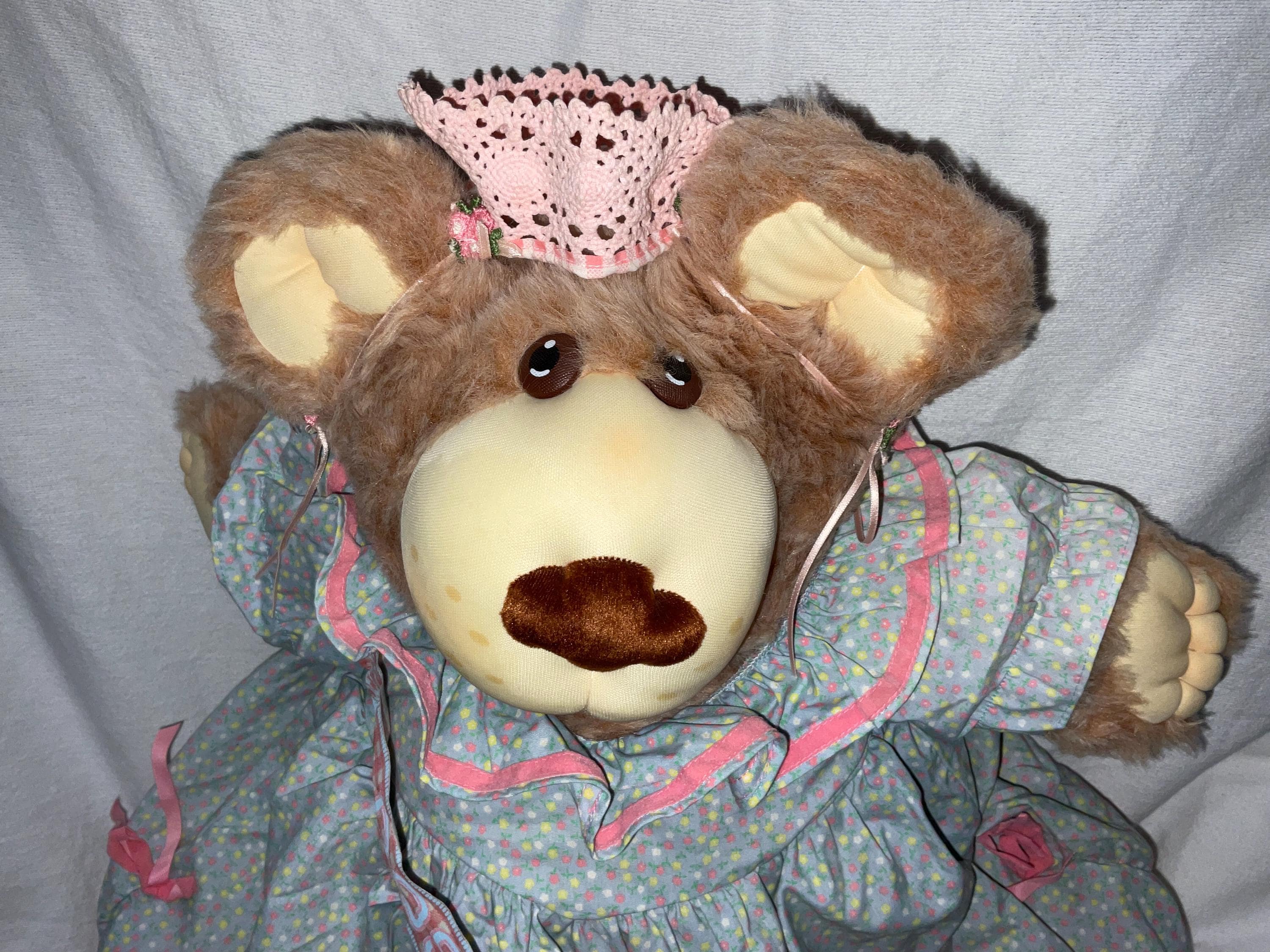 1984 Vintage Xavier Roberts Furskins 22” Plush Selma Jean the