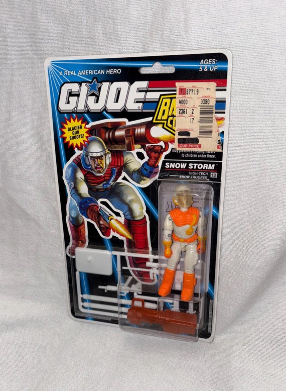 1992 Vintage HASBRO GI JOE Battle Corps Snow Storm High Tech Snow