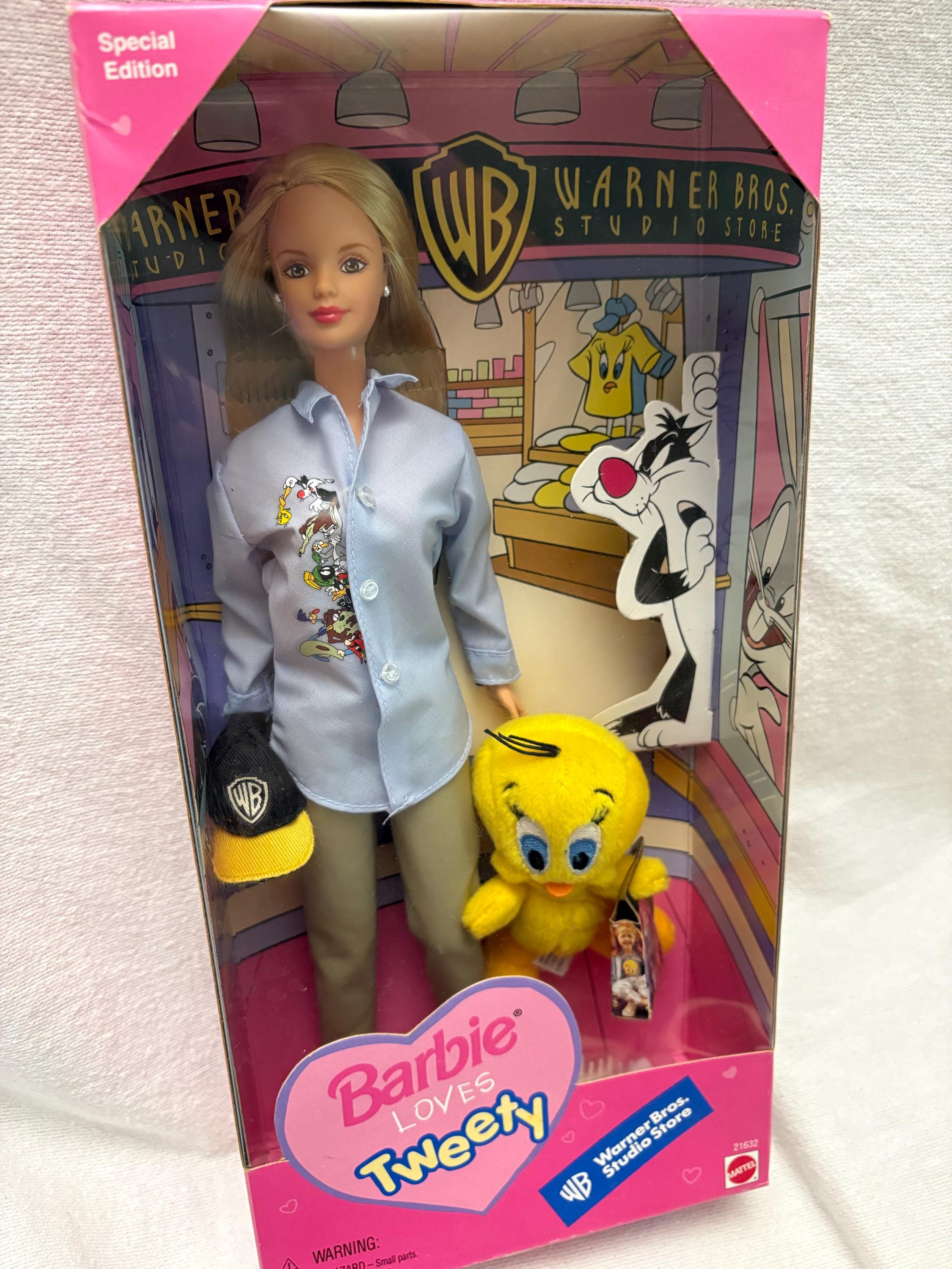1998 Vintage Barbie Loves Tweety Bird Doll by Mattel - Preowned