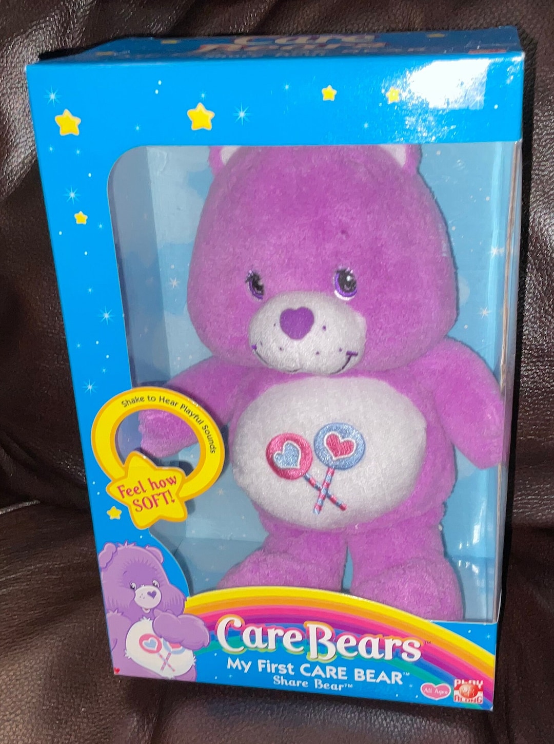 Vintage Care Bears My First Care Bear Soft Plush Share Bear With