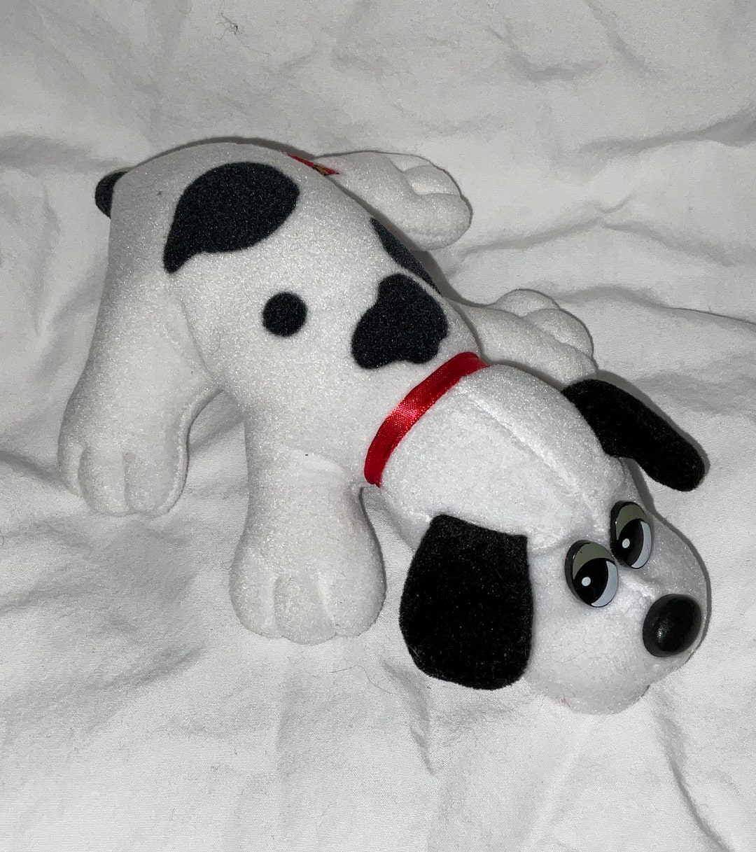 1980's Vintage Pound Puppies 7” Newborn Pound Puppy White With