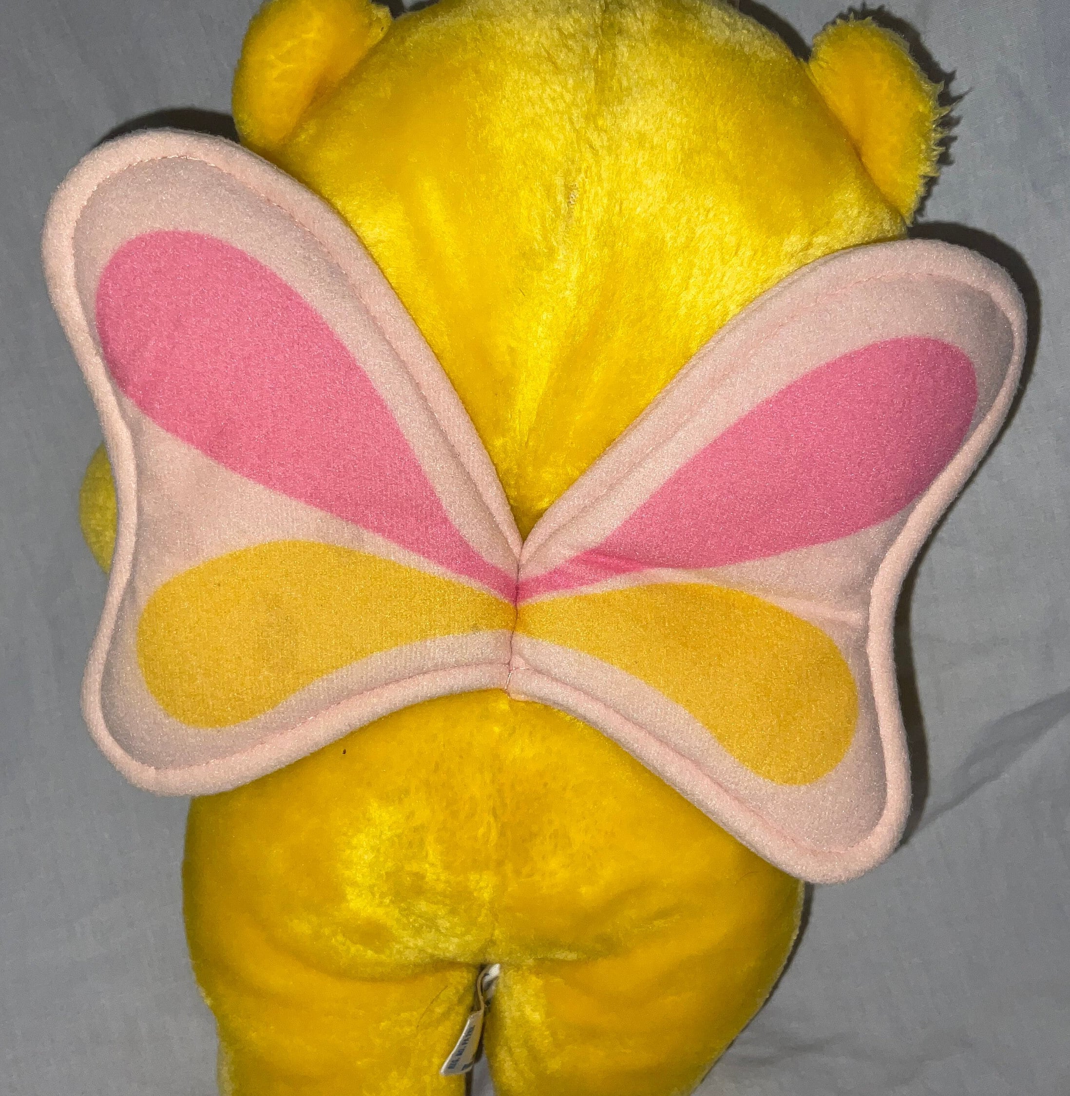 Vintage 1984 Hasbro Softies Wuzzles Plush 11” Butterbear Wuzzle