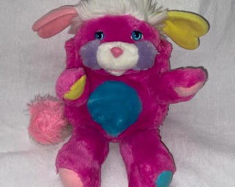 Peluche Vintage Popples Baby Bibsy (N2) Mattel – Occasion, Modèle Rétro Années 80/90
