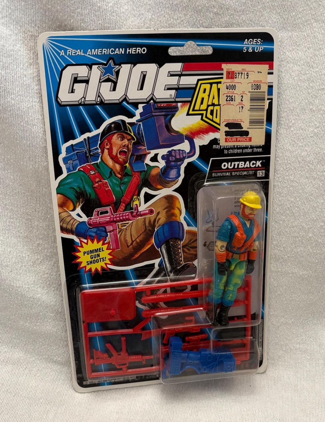 1992 Vintage HASBRO GI JOE Battle Corps Outback Survival