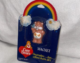 1984 Care Bears Friend Bear Magnet in Original Package