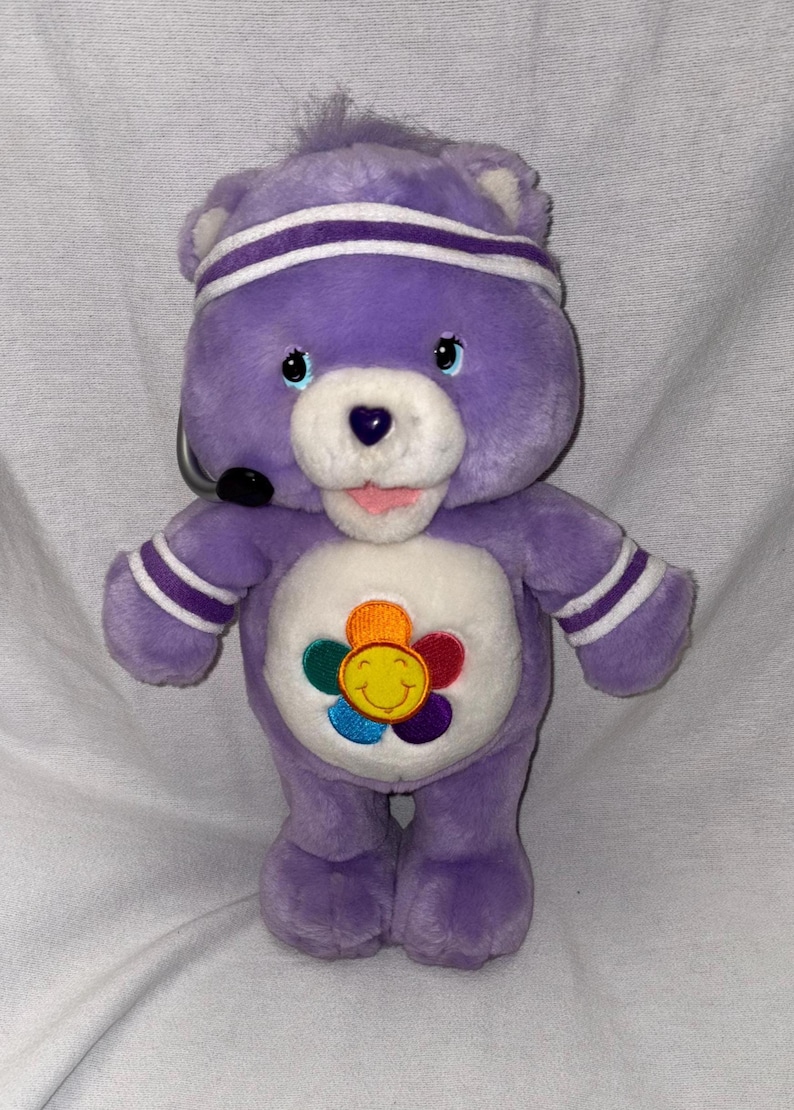 2004 Fit N Fun Care Bears Plush 14 Animated Harmony Bear Talks 2004-fit-n-fun-care-bears-plush-14-animated-harmony-bear-talks
