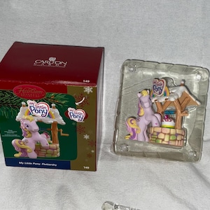 Carlton My Little Pony Fluttershy with Wishing Well Heirloom Christmas Ornament - In Original Box