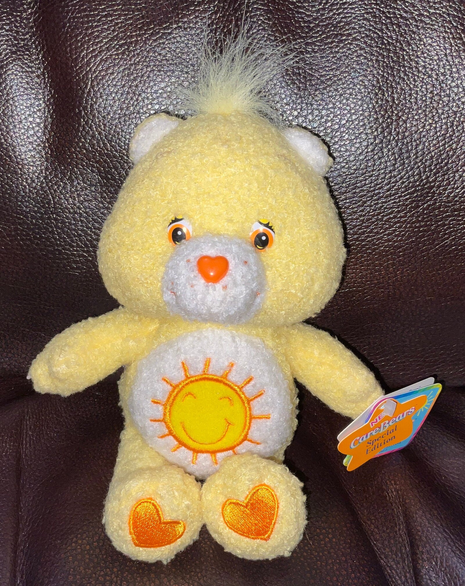 Care Bears Special Edition Plush Funshine Bear With Textured Fur