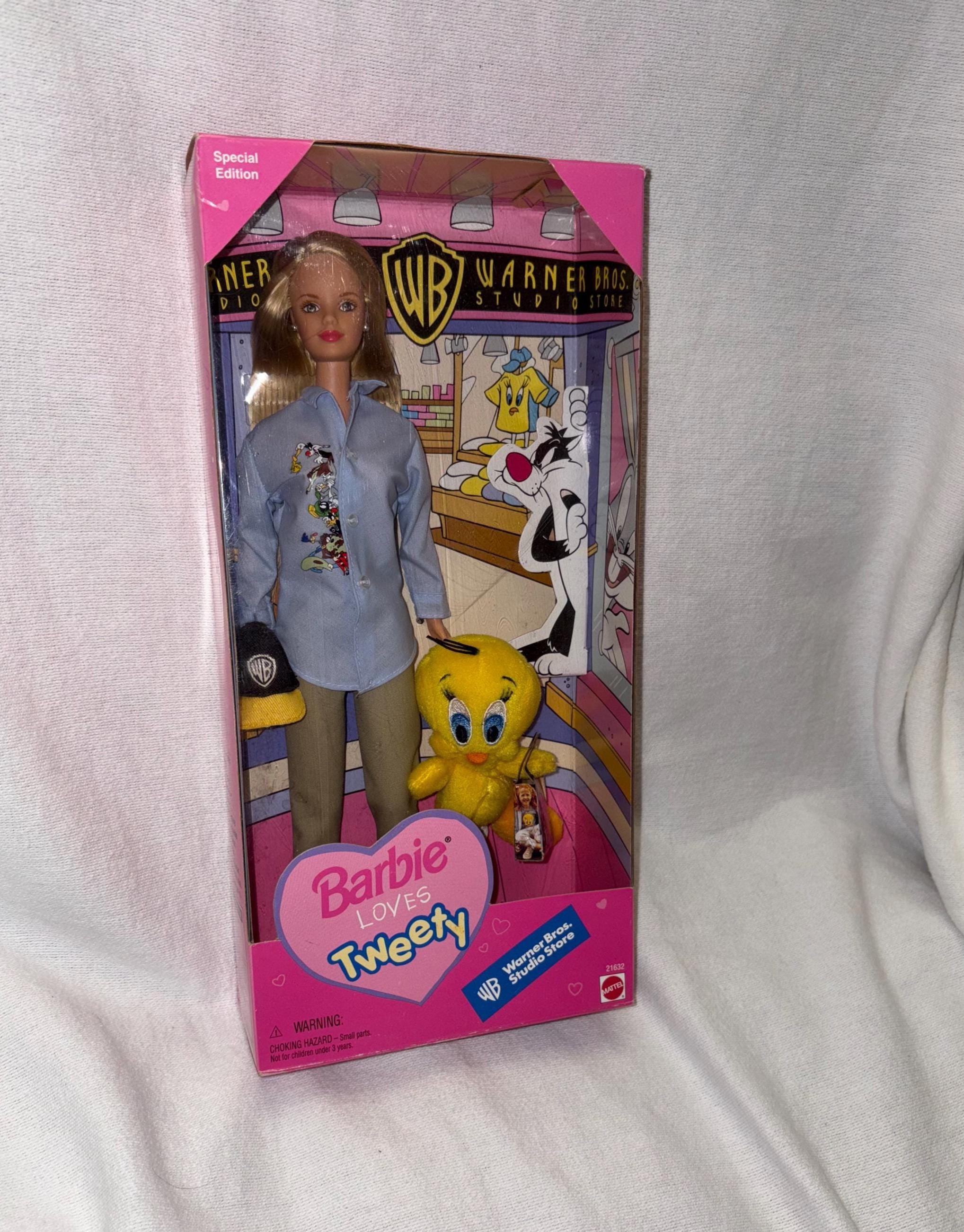 1998 Vintage Barbie Loves Tweety Bird Doll by Mattel - Still in