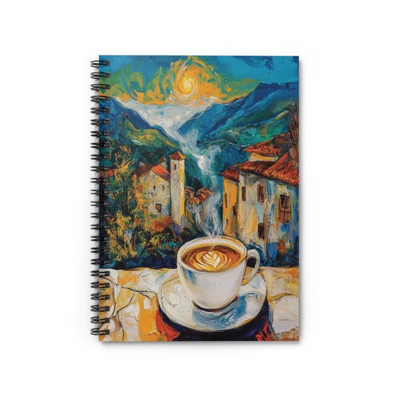 Tranquility | Journals | Morning Journaling | Spiral Notebook - Ruled Line | Devotional | Meditations