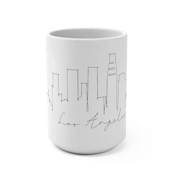 Los Angeles Mug 15oz, Coffee mug, travel novelty mug, travel memories, latte, espresso, cappuccino, world coffee, tea time