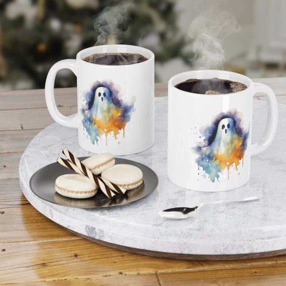 Cute Halloween Little Ghost Ceramic Mugs (11oz\15oz\20oz)