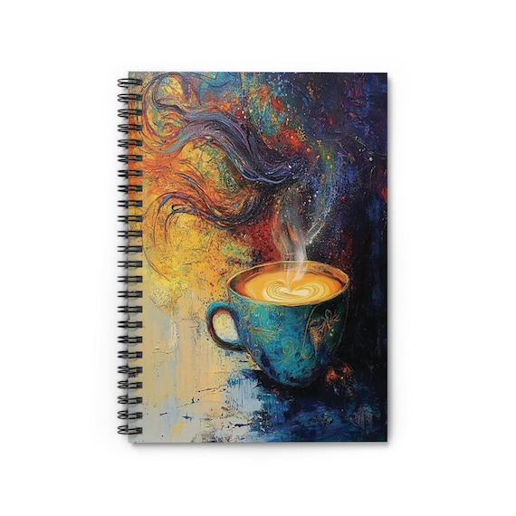 Brewed Awakening | Journals | Morning Journaling | Spiral Notebook - Ruled Line | Devotional | Meditations