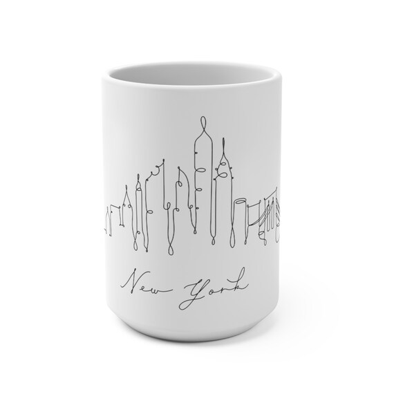 New York Mug 15oz, Coffee mug, travel novelty mug, travel memories, latte, espresso, cappuccino, world coffee, tea time