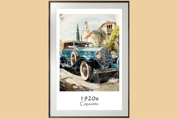 1920s Retro Travel Poster - Copacetic | Art Deco | Wall Art | Decor